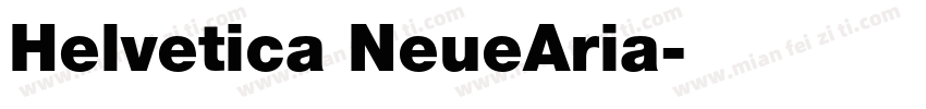 Helvetica NeueAria字体转换